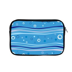 Blue Circle Line Waves Apple Macbook Pro 13  Zipper Case by Mariart