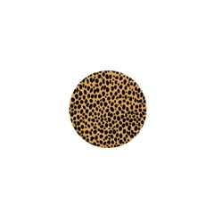 Cheetah Skin Spor Polka Dot Brown Black Dalmantion 1  Mini Buttons by Mariart