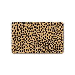 Cheetah Skin Spor Polka Dot Brown Black Dalmantion Magnet (name Card)