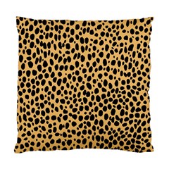 Cheetah Skin Spor Polka Dot Brown Black Dalmantion Standard Cushion Case (one Side) by Mariart