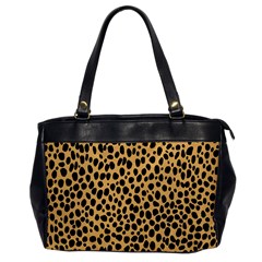 Cheetah Skin Spor Polka Dot Brown Black Dalmantion Office Handbags by Mariart