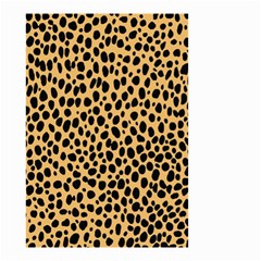 Cheetah Skin Spor Polka Dot Brown Black Dalmantion Small Garden Flag (two Sides) by Mariart