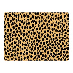 Cheetah Skin Spor Polka Dot Brown Black Dalmantion Double Sided Flano Blanket (mini)  by Mariart