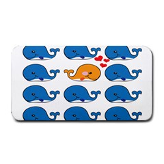 Fish Animals Whale Blue Orange Love Medium Bar Mats by Mariart