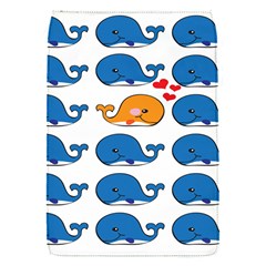 Fish Animals Whale Blue Orange Love Flap Covers (s)  by Mariart