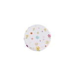 Flower Floral Star Balloon Bubble 1  Mini Magnets Front