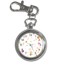 Flower Floral Star Balloon Bubble Key Chain Watches by Mariart