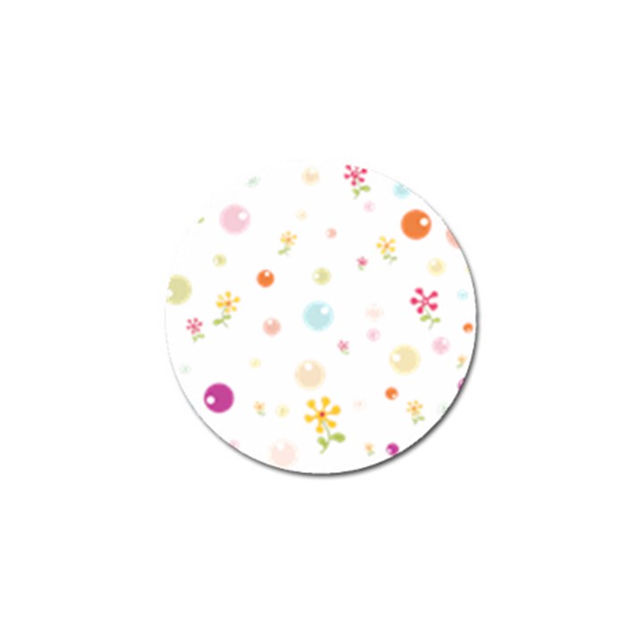 Flower Floral Star Balloon Bubble Golf Ball Marker