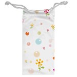 Flower Floral Star Balloon Bubble Jewelry Bag Back