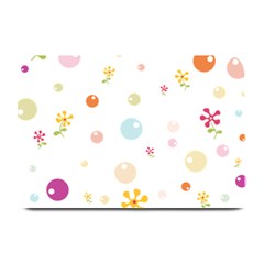 Flower Floral Star Balloon Bubble Plate Mats