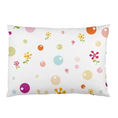 Flower Floral Star Balloon Bubble Pillow Case by Mariart