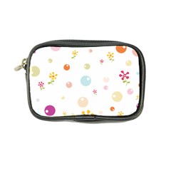 Flower Floral Star Balloon Bubble Coin Purse by Mariart