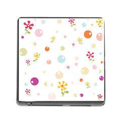 Flower Floral Star Balloon Bubble Memory Card Reader (square)