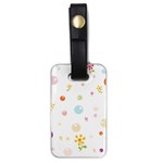 Flower Floral Star Balloon Bubble Luggage Tags (One Side)  Front