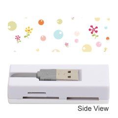 Flower Floral Star Balloon Bubble Memory Card Reader (stick)  by Mariart