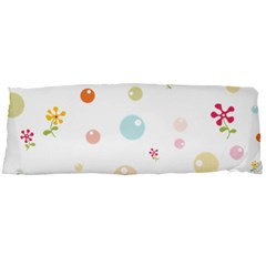 Flower Floral Star Balloon Bubble Body Pillow Case Dakimakura (two Sides) by Mariart