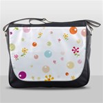 Flower Floral Star Balloon Bubble Messenger Bags Front