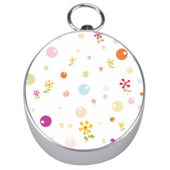 Flower Floral Star Balloon Bubble Silver Compasses by Mariart