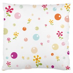 Flower Floral Star Balloon Bubble Standard Flano Cushion Case (two Sides) by Mariart