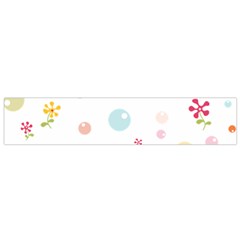 Flower Floral Star Balloon Bubble Flano Scarf (small) by Mariart