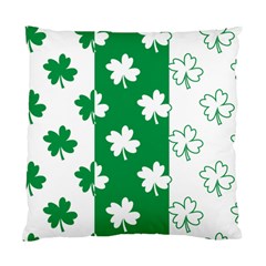 Flower Green Shamrock White Standard Cushion Case (one Side) by Mariart