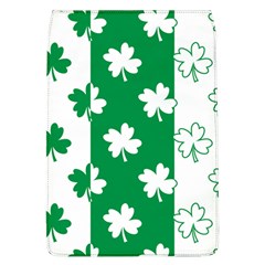 Flower Green Shamrock White Flap Covers (l)  by Mariart