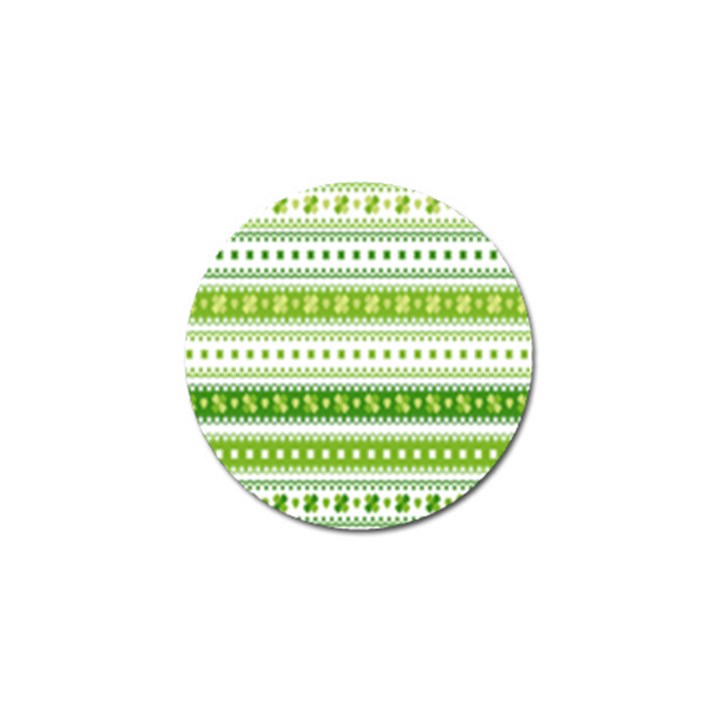 Flower Floral Green Shamrock Golf Ball Marker