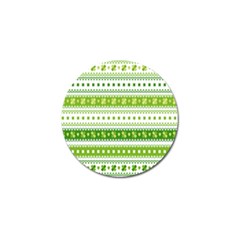 Flower Floral Green Shamrock Golf Ball Marker (4 Pack) by Mariart