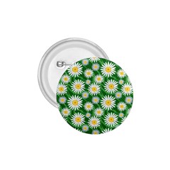 Flower Sunflower Yellow Green Leaf White 1 75  Buttons by Mariart