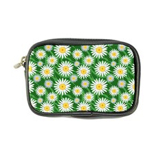 Flower Sunflower Yellow Green Leaf White Coin Purse by Mariart