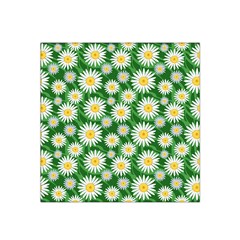 Flower Sunflower Yellow Green Leaf White Satin Bandana Scarf by Mariart