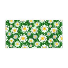 Flower Sunflower Yellow Green Leaf White Yoga Headband