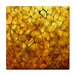 Gold Tile Coasters by Mariart