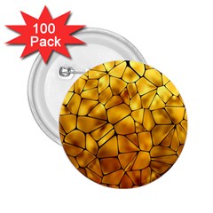 Gold 2 25  Buttons (100 Pack)  by Mariart