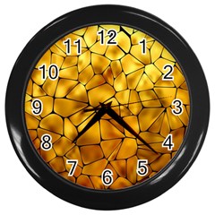 Gold Wall Clocks (black) by Mariart