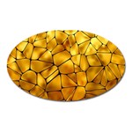 Gold Oval Magnet Front