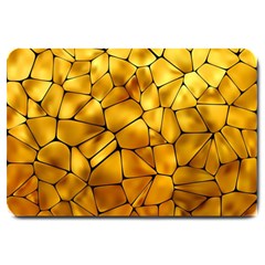 Gold Large Doormat  by Mariart