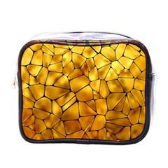 Gold Mini Toiletries Bags by Mariart