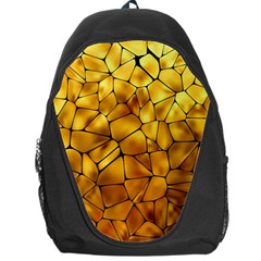 Gold Backpack Bag by Mariart