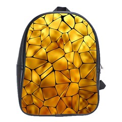 Gold School Bags (xl)  by Mariart