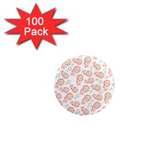 Flower Floral Red Star Sunflower 1  Mini Magnets (100 Pack)  by Mariart