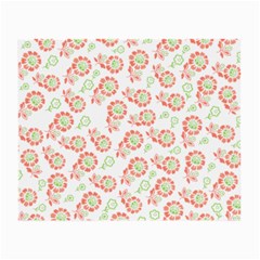 Flower Floral Red Star Sunflower Small Glasses Cloth by Mariart