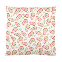 Flower Floral Red Star Sunflower Standard Cushion Case (two Sides) by Mariart