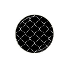 Iron Wire White Black Hat Clip Ball Marker (4 Pack) by Mariart