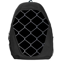 Iron Wire White Black Backpack Bag by Mariart