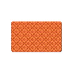 Heart Orange Love Magnet (Name Card)