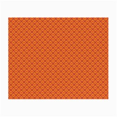 Heart Orange Love Small Glasses Cloth