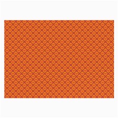 Heart Orange Love Large Glasses Cloth (2-Side)