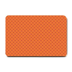 Heart Orange Love Small Doormat 