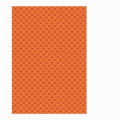 Heart Orange Love Small Garden Flag (Two Sides)